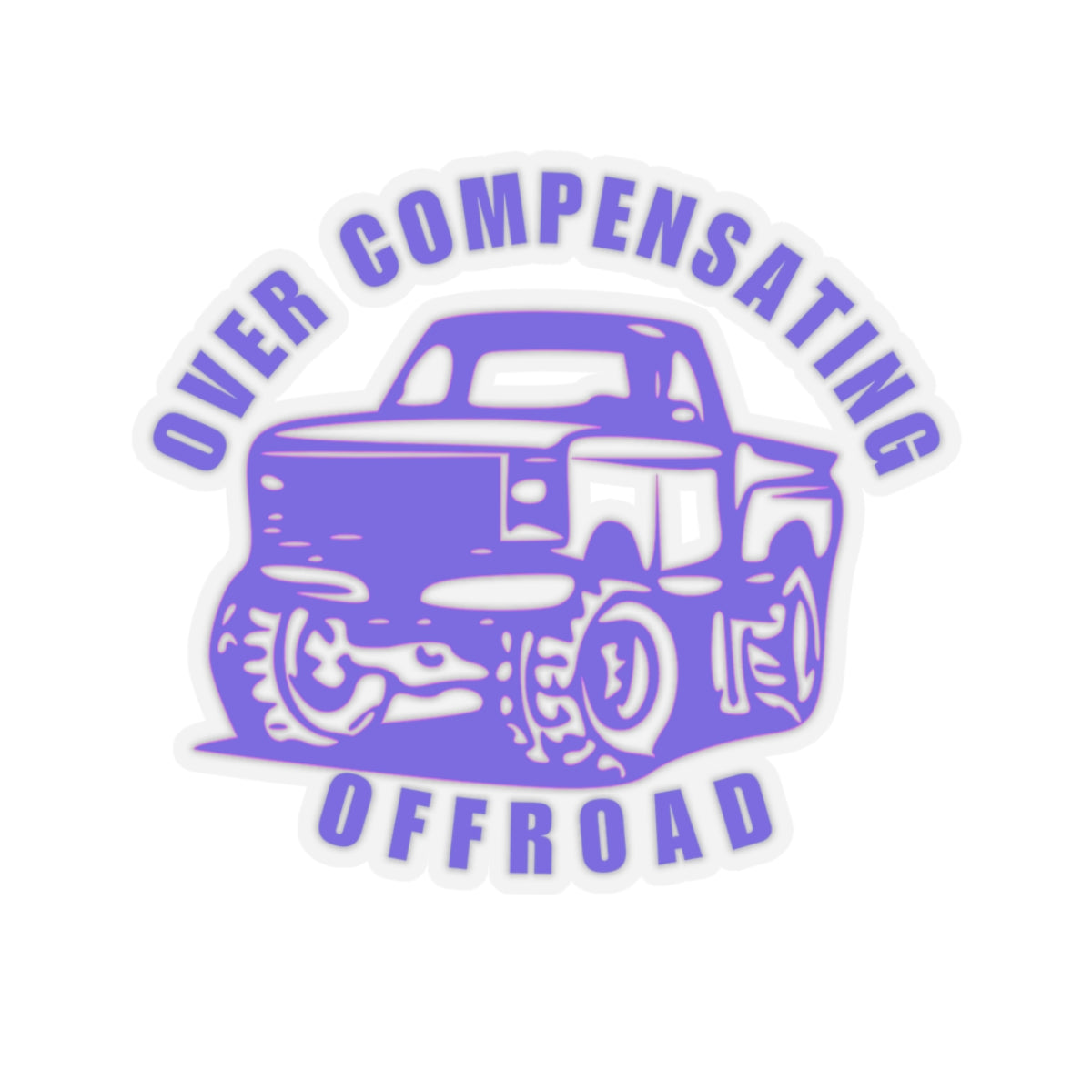 Over Compensating Offroad Stickers