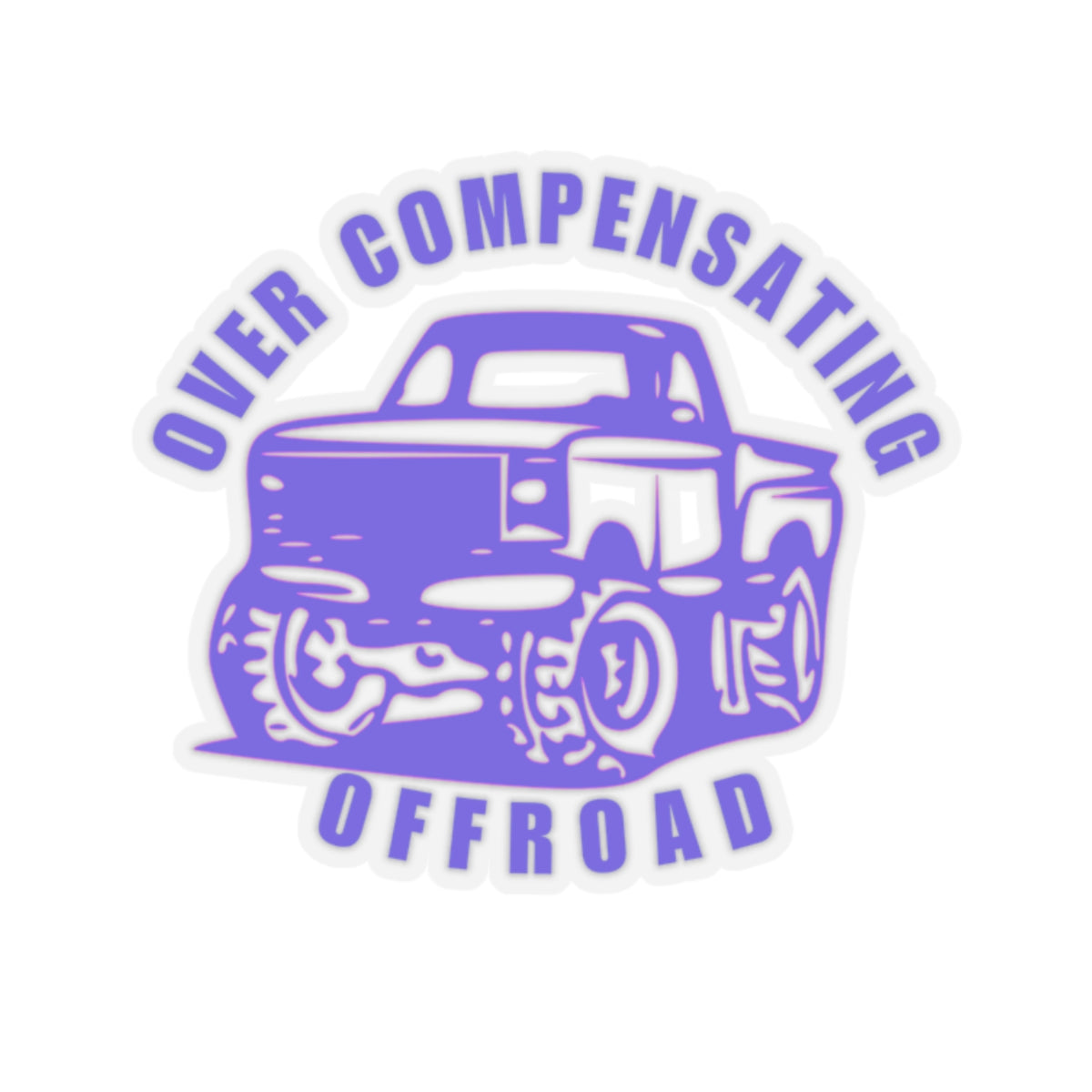 Over Compensating Offroad Stickers